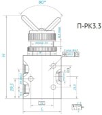 Пневмораспределитель П-РК3.3 (тумблер)