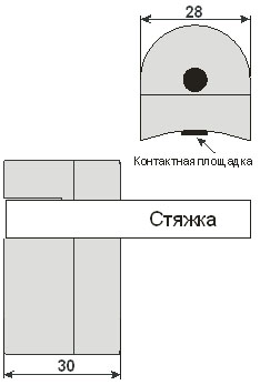 датчик температуры поверхностный 207 ТСП-207