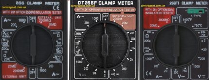 Токовые клещи DT266 / Струмові кліщі DT 266
